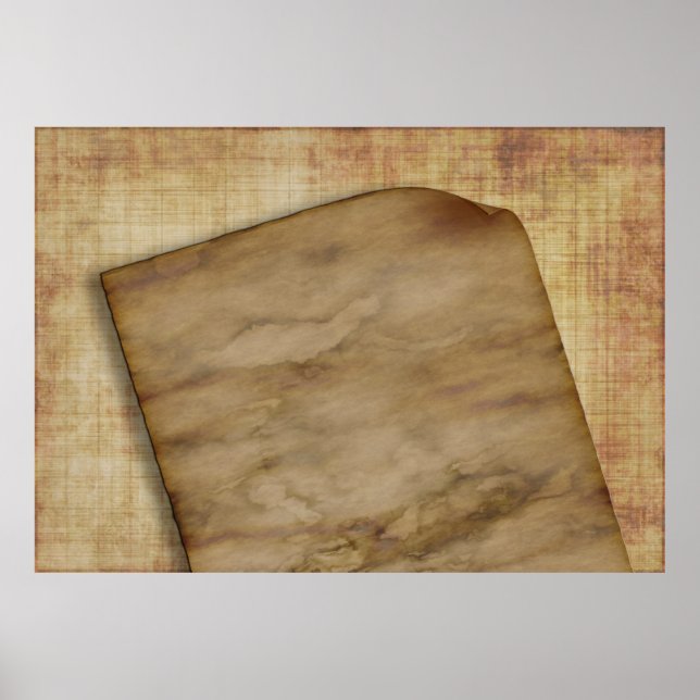 Poster Texture papier structure ancienne (Devant)