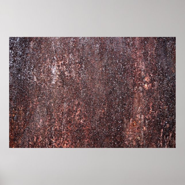 Poster Texture vintage métallique avec rayures et craquel (Devant)