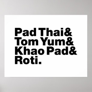 Poster Thai Street Food