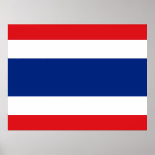 Poster Thailand Flag
