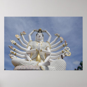 Poster Thaïlande, Ko Samui alias Koh Samui). Wat Plai