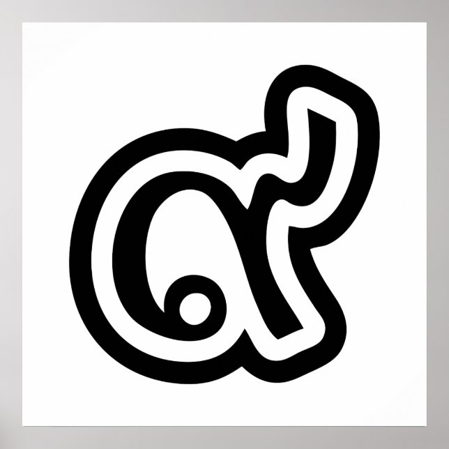 Poster Thaïlande Lucky Number 9 / Neuf / ๙ (Gao/Kao) Thai (Devant)