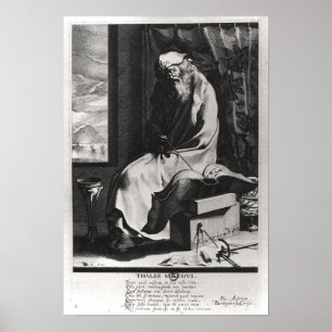 Poster Thales de Miletus