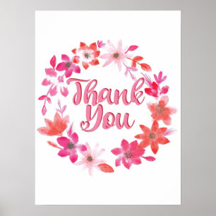 Poster Thank You note