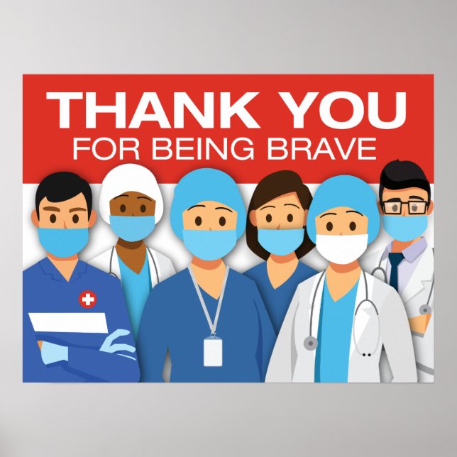 POSTER Thank You to Medical First Responders (Front)