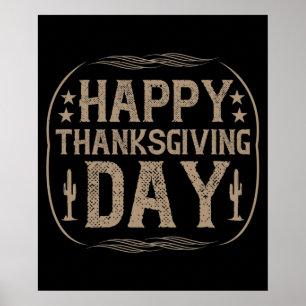 Poster Thanksgiving - Jour du Bon thanksgiving