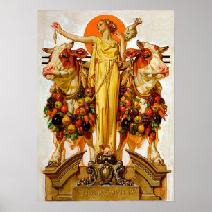 Poster Thanksgiving - Leyendecker