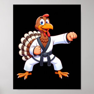 Poster Thanksgiving Mixed martial art Kickboxing Judo Kar
