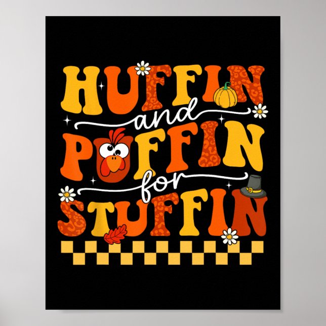 Poster Thanksgiving Run Turkey (Devant)