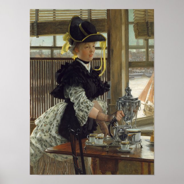 Poster Thé | 1872 (huile sur bois) (Devant)