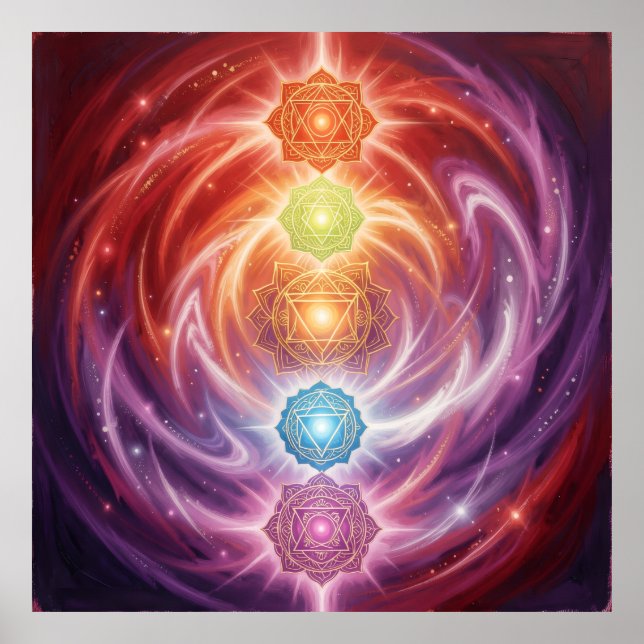 Poster The 7 Chakras´10 (Devant)