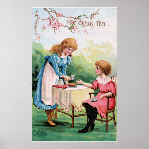 Poster Thé à cinq heures