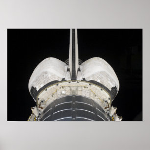 Poster The aft portion of the Space Shuttle Endeavour