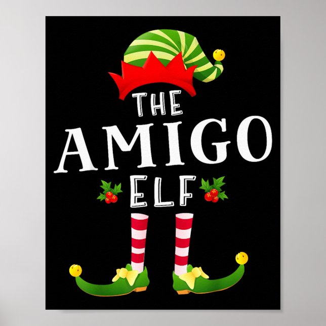 Poster The Amigo Elf Christmas Matching Pajama  (Devant)