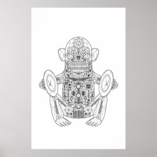 Poster The Anatomy of Jolly Chimp