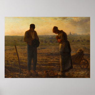 Poster The Angelus, 1857-1859 par Jean-François Millet