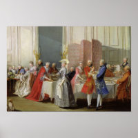 Thé anglais dans le Salon des Quatre Glaces