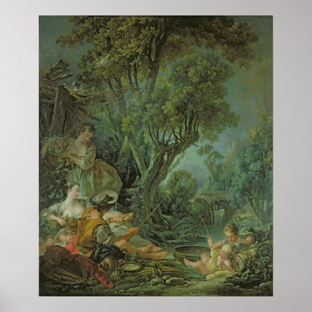 Poster The Angler, 1759 (Devant)