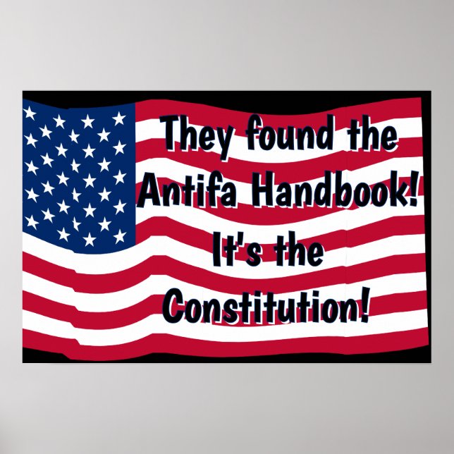Poster The Antifa Handbook Patriotic (ds) (Devant)