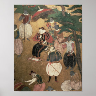 Poster The Arrival of the Portuguese in Japan