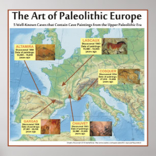 Poster The Art of Paleolithic Europe