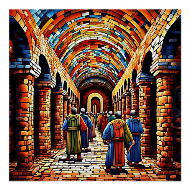 Poster The Assassins await Caesar (Devant)