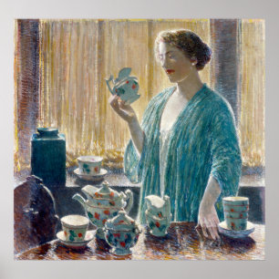 Poster Thé aux fraises [Hassam]