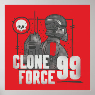 Poster The Bad Batch Clone Force 99 - Echo