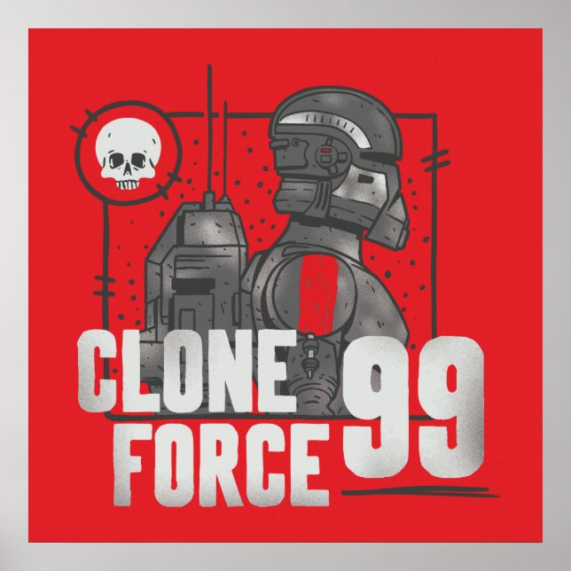 Poster The Bad Batch | Clone Force 99 - Echo (Devant)