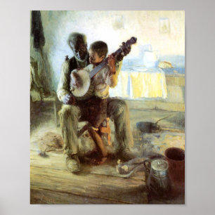 Poster The Banjo Lesson By Henry Ossawa Tanner