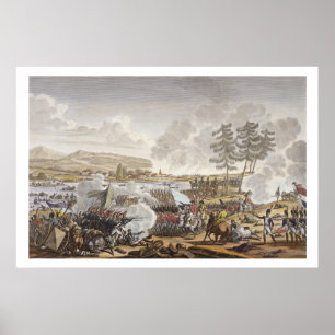Poster The Battle of Friedland, 14 June 1807, engraved by