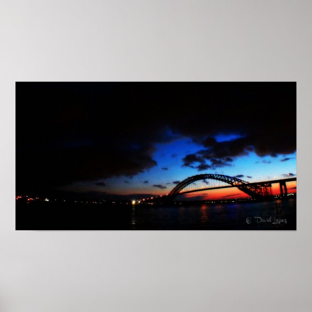 Poster~The Bayonne Bridge, in Bayonne, NJ Poster (Front)