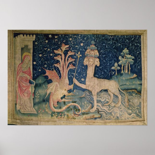 Poster The Beast of the Sea with Seven Heads (Devant)