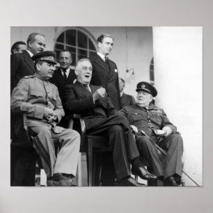 Poster The Big Three - WW2 - Tehran Conference 1943