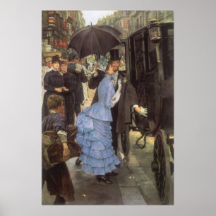 Poster The Bridesmaid (aka The Traveller) by James Tissot