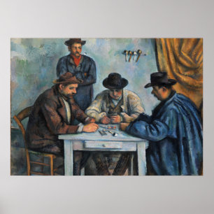 Poster The Card Players by Paul Cezanne