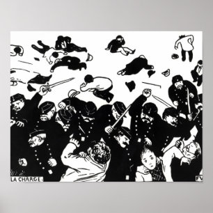 Poster The Charge, 1893