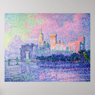 Poster The Chateau des Papes, Avignon, 1900