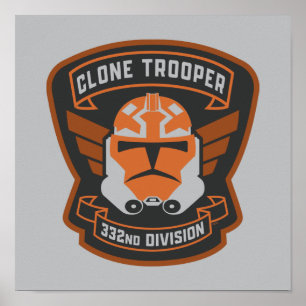 Poster The Clone Wars   Emblème de Trooper du Clone