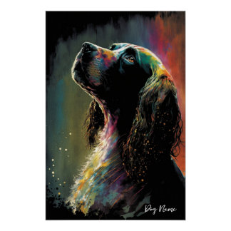 Poster The Cocker Spaniel Dog - Composition 005