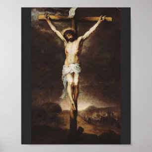 Poster The Crucifixion by Bartolome Esteban Murillo