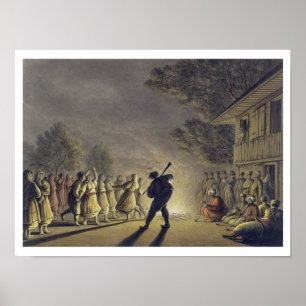 Poster The Dance of the Bulgarian Peasants