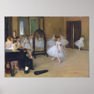 Poster The Dancing Class - Edgar Degas