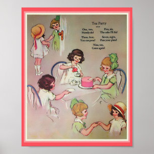 Poster Thé dansant de jeunes filles d'antan (copie)