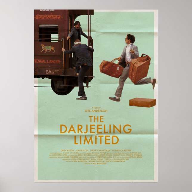 Poster The Darjeeling Limited Film AltPoster (Devant)
