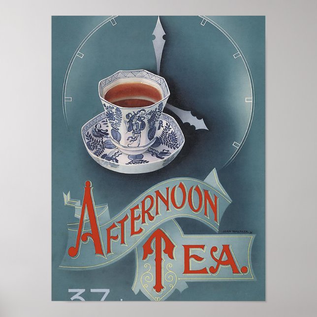 Poster Thé de l'après-midi (Devant)