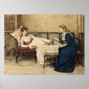 Poster Thé de l'après-midi