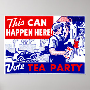 Poster Thé de vote