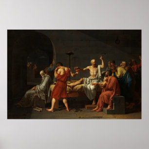 Poster The Death of Socrates, Jacques-Louis David 
