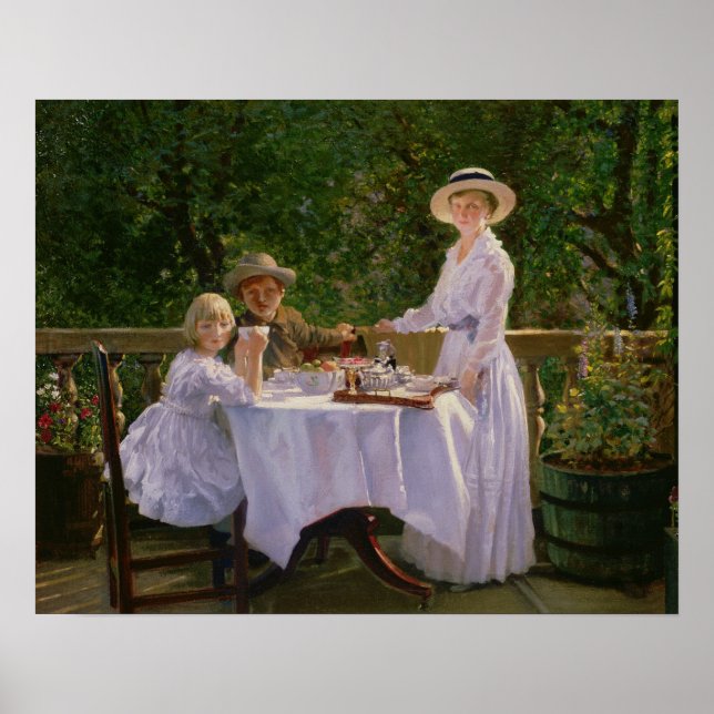 Poster Thé d'été après-midi (Devant)